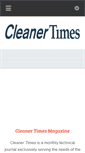 Mobile Screenshot of cleanertimes.com